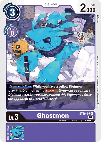 Ghostmon &mdash; Digimon Card Game card