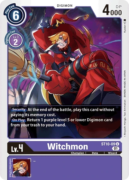 Witchmon &mdash; Digimon Card Game card