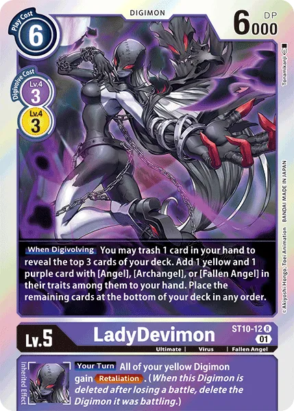 LadyDevimon &mdash; Digimon Card Game card