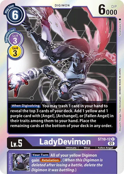 LadyDevimon &mdash; Digimon Card Game card