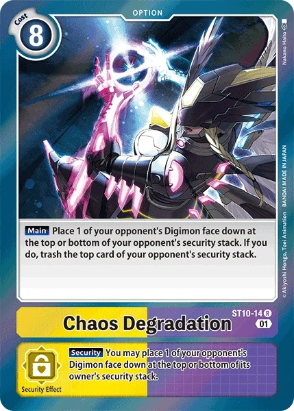 Chaos Degradation &mdash; Digimon Card Game card