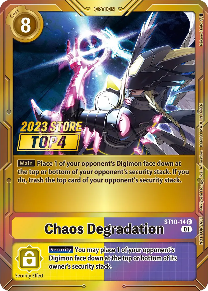 Chaos Degradation &mdash; Digimon Card Game card