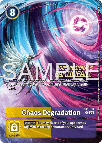 Chaos Degradation &mdash; Digimon Card Game card