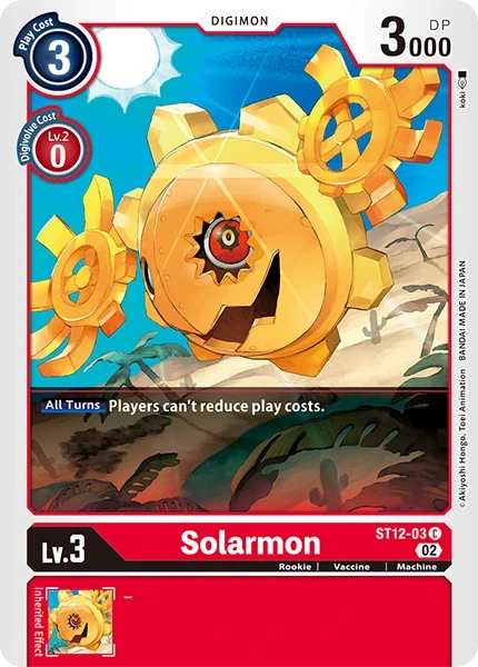 Solarmon &mdash; Digimon Card Game card