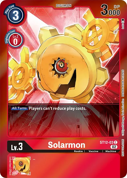 Solarmon &mdash; Digimon Card Game card