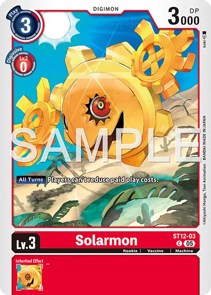 Solarmon &mdash; Digimon Card Game card