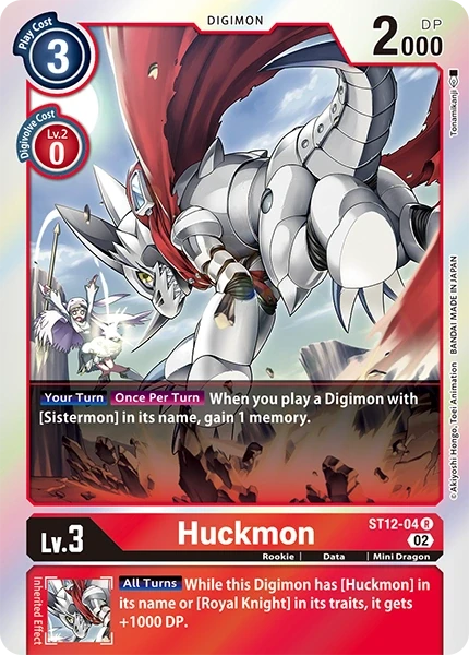 Huckmon &mdash; Digimon Card Game card