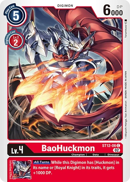 BaoHuckmon &mdash; Digimon Card Game card