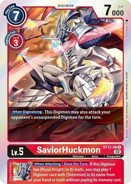 SaviorHuckmon &mdash; Digimon Card Game card