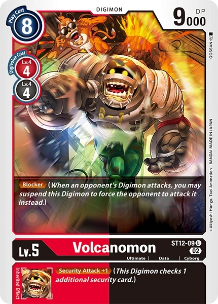 Volcanomon &mdash; Digimon Card Game card
