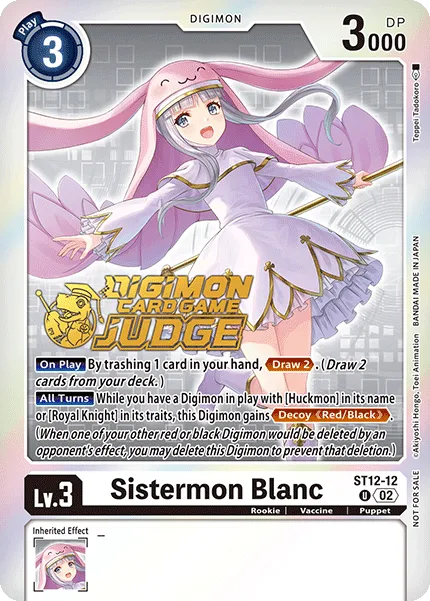 Sistermon Blanc &mdash; Digimon Card Game card