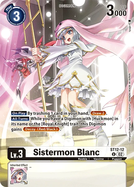 Sistermon Blanc &mdash; Digimon Card Game card