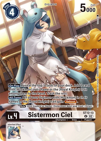 Sistermon Ciel &mdash; Digimon Card Game card