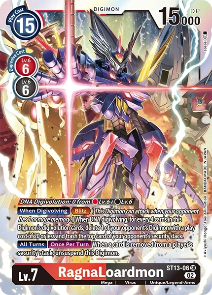 RagnaLoardmon &mdash; Digimon Card Game card