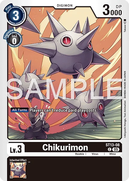 Chikurimon &mdash; Digimon Card Game card