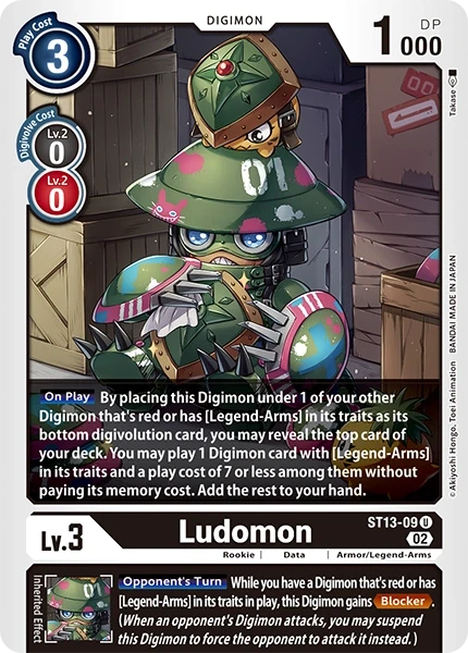 Ludomon &mdash; Digimon Card Game card