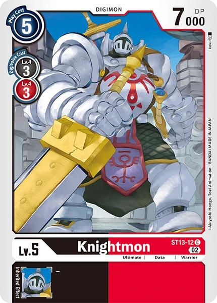 Knightmon &mdash; Digimon Card Game card
