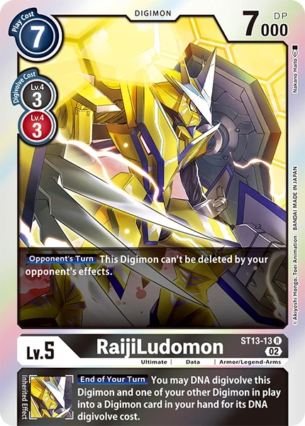 RaijiLudomon &mdash; Digimon Card Game card