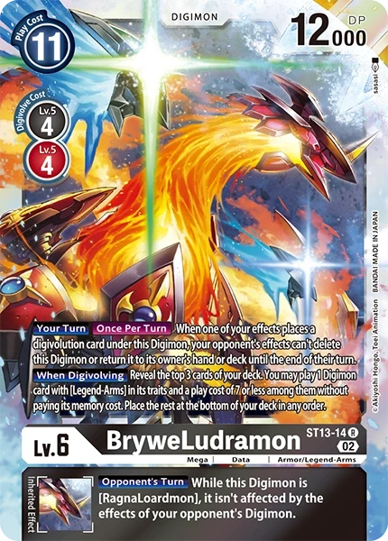 BryweLudramon &mdash; Digimon Card Game card