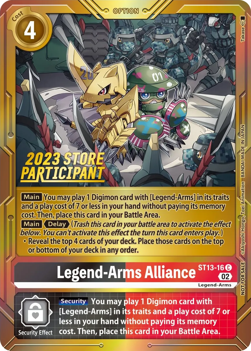 Legend-Arms Alliance &mdash; Digimon Card Game card