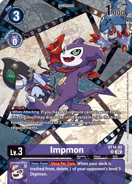 Impmon &mdash; Digimon Card Game card