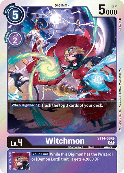 Witchmon &mdash; Digimon Card Game card