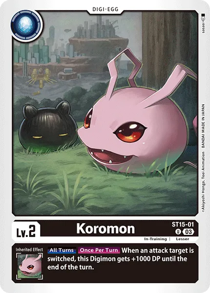 Koromon &mdash; Digimon Card Game card