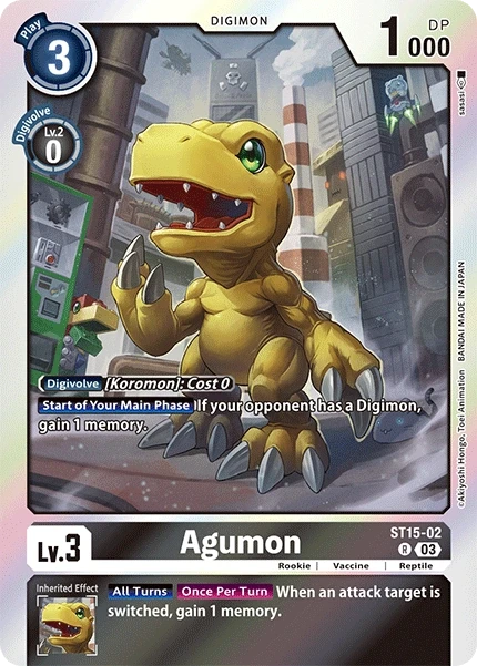 Agumon &mdash; Digimon Card Game card