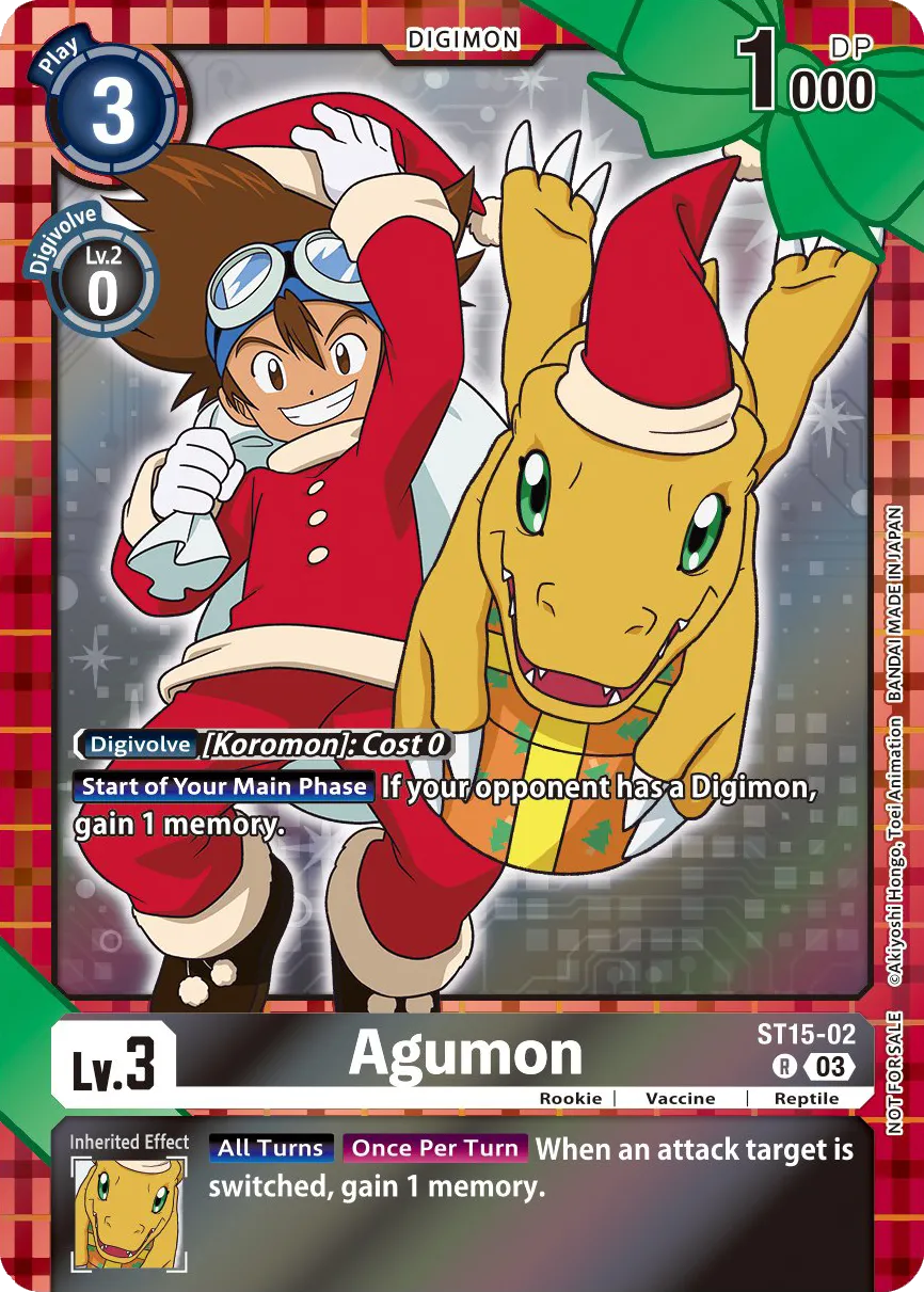 Agumon &mdash; Digimon Card Game card