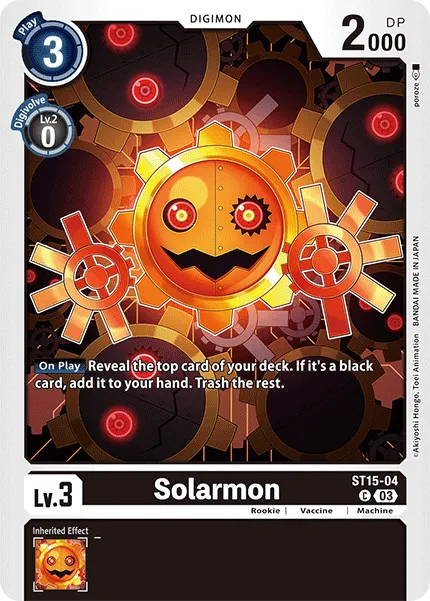 Solarmon &mdash; Digimon Card Game card