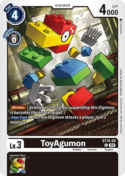 ToyAgumon &mdash; Digimon Card Game card