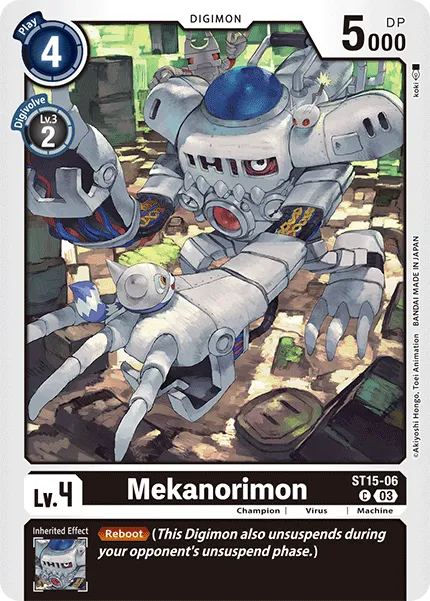 Mekanorimon &mdash; Digimon Card Game card