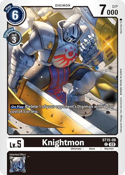 Knightmon &mdash; Digimon Card Game card