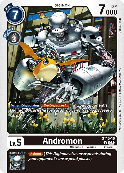 Andromon &mdash; Digimon Card Game card