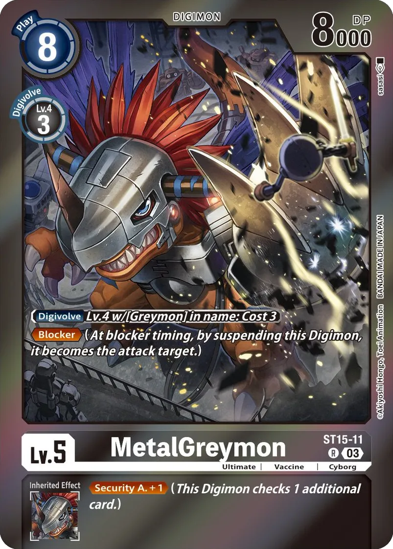 MetalGreymon &mdash; Digimon Card Game card