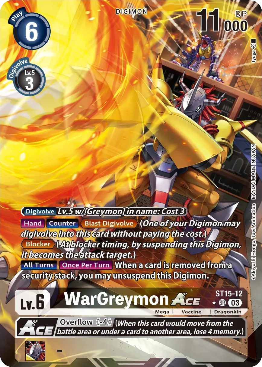 WarGreymon ACE &mdash; Digimon Card Game card