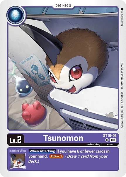 Tsunomon &mdash; Digimon Card Game card