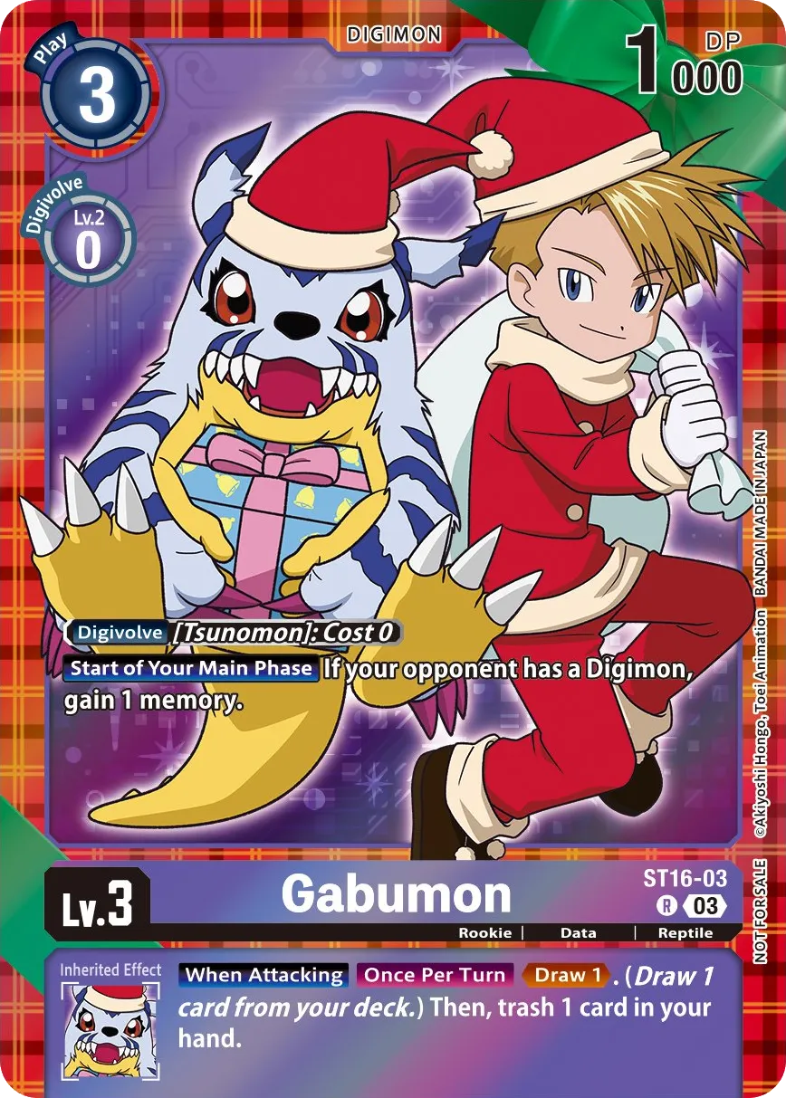 Gabumon &mdash; Digimon Card Game card