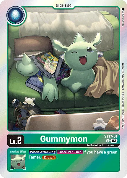 Gummymon &mdash; Digimon Card Game card