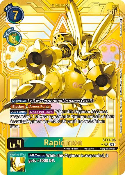 Rapidmon &mdash; Digimon Card Game card