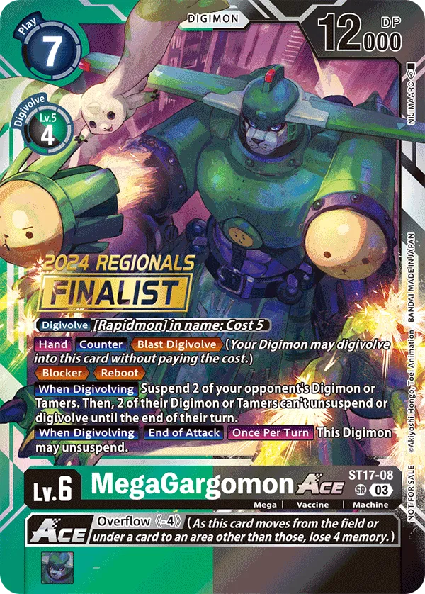 MegaGargomon ACE &mdash; Digimon Card Game card
