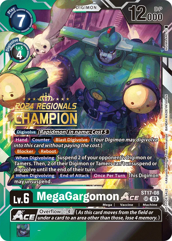 MegaGargomon ACE &mdash; Digimon Card Game card