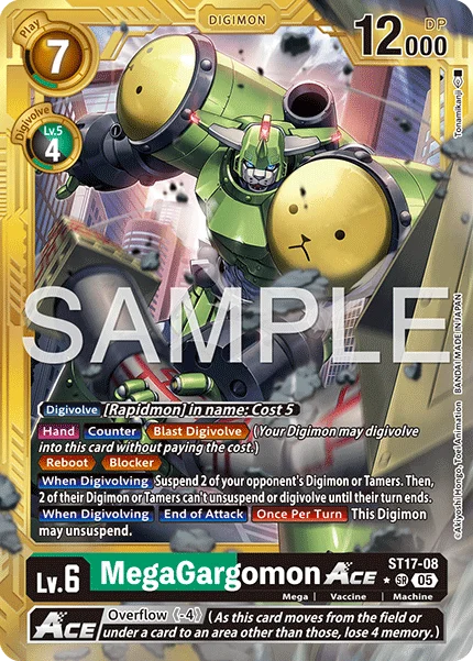 MegaGargomon ACE &mdash; Digimon Card Game card