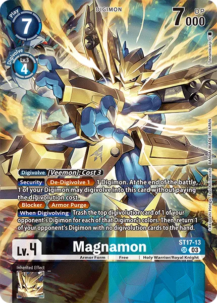 Magnamon &mdash; Digimon Card Game card