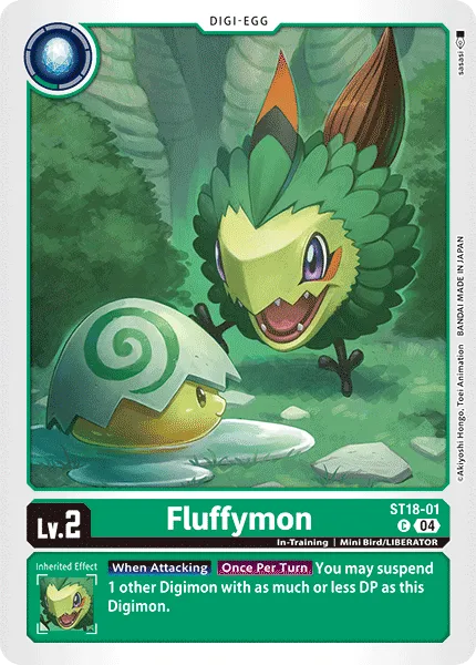 Fluffymon &mdash; Digimon Card Game card