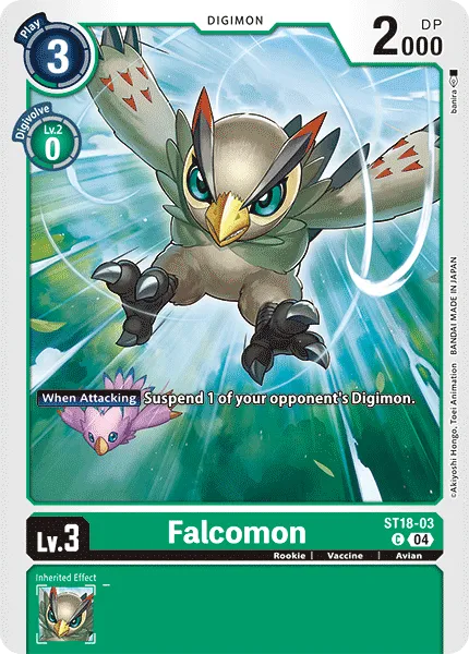 Falcomon &mdash; Digimon Card Game card