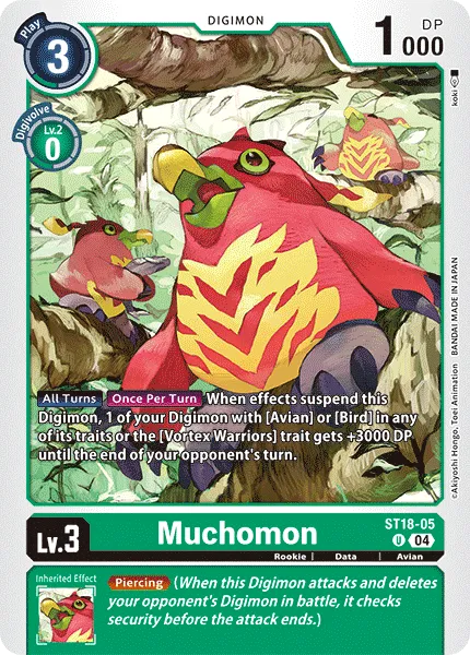 Muchomon &mdash; Digimon Card Game card
