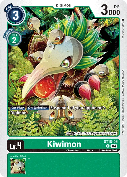 Kiwimon &mdash; Digimon Card Game card