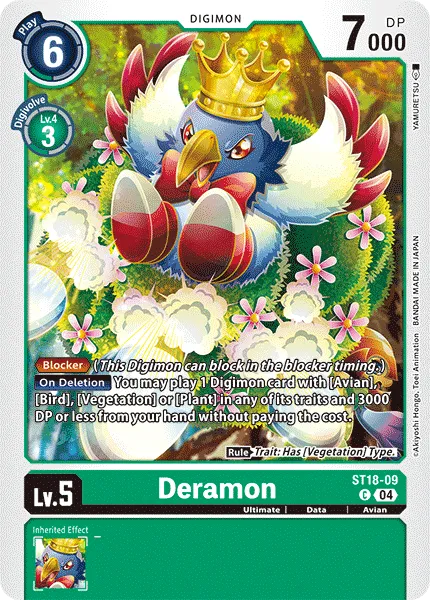 Deramon &mdash; Digimon Card Game card