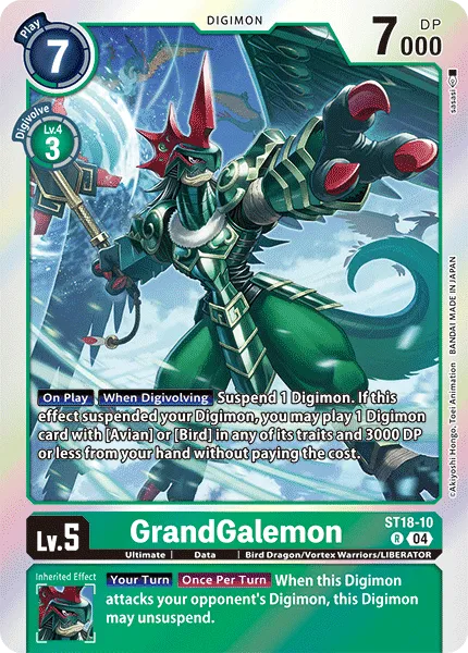 GrandGalemon &mdash; Digimon Card Game card